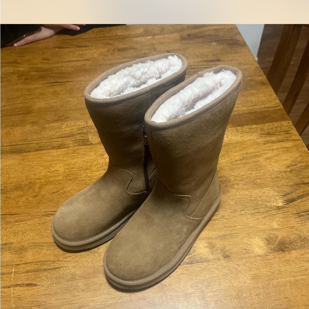 Ugg Cozy Tan Suede Boots